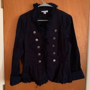 Ann Taylor Loft Navy Jacket size 12